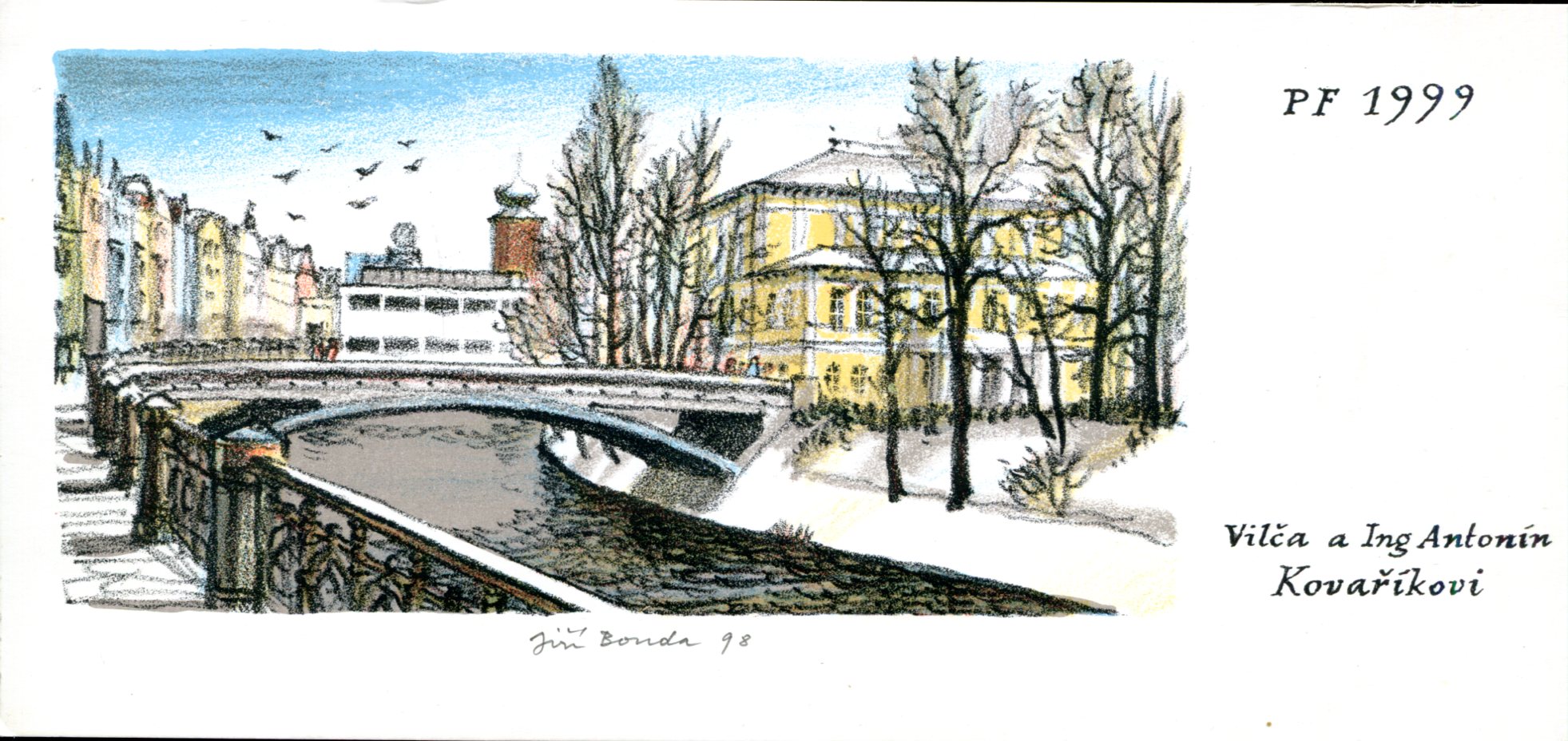 Bouda, Jiří - PF 1999 Vilča a Ing. Antonín Kovaříkovi