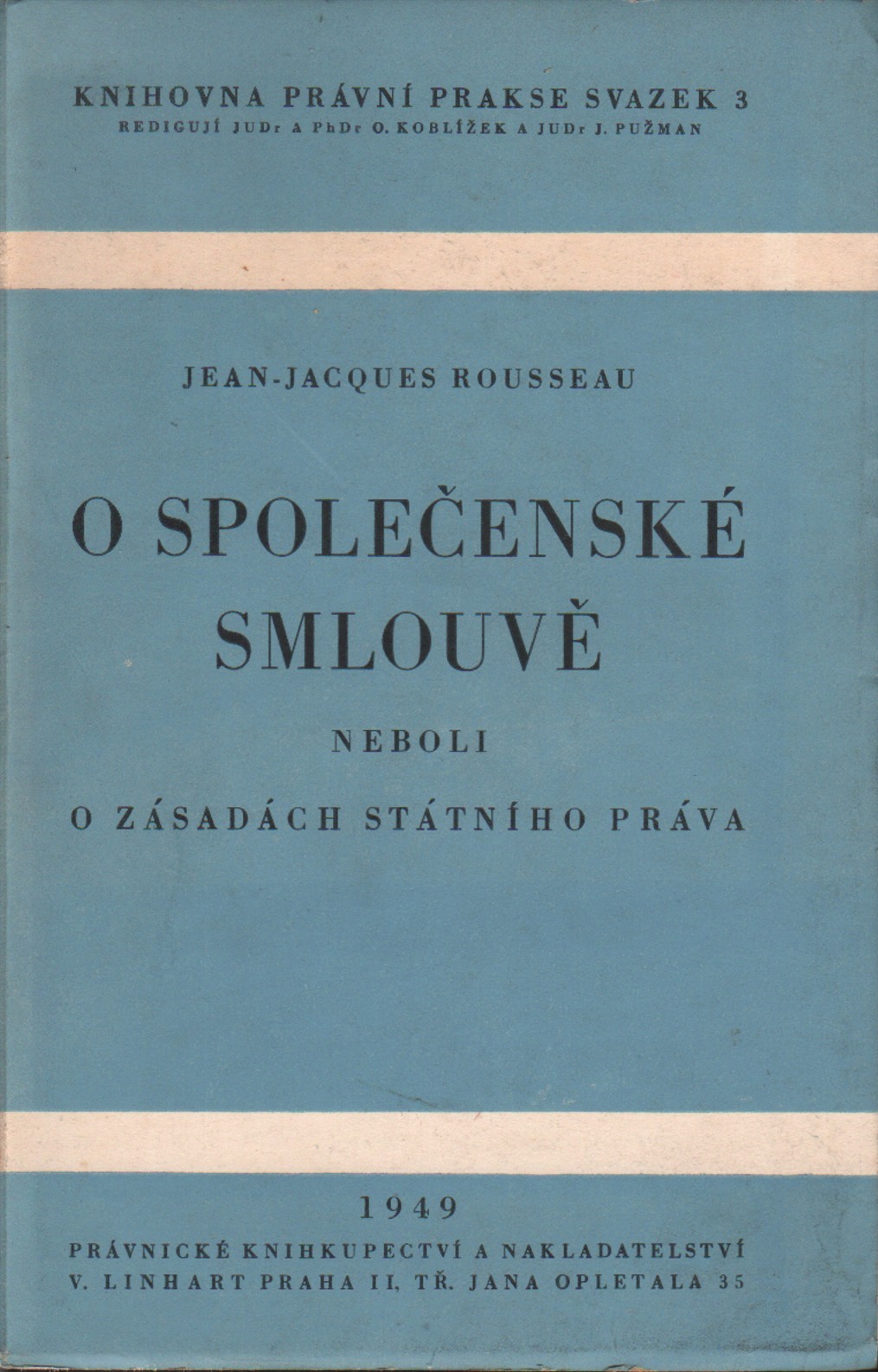Rousseau, Jean-Jacques - O společenské smlouvě