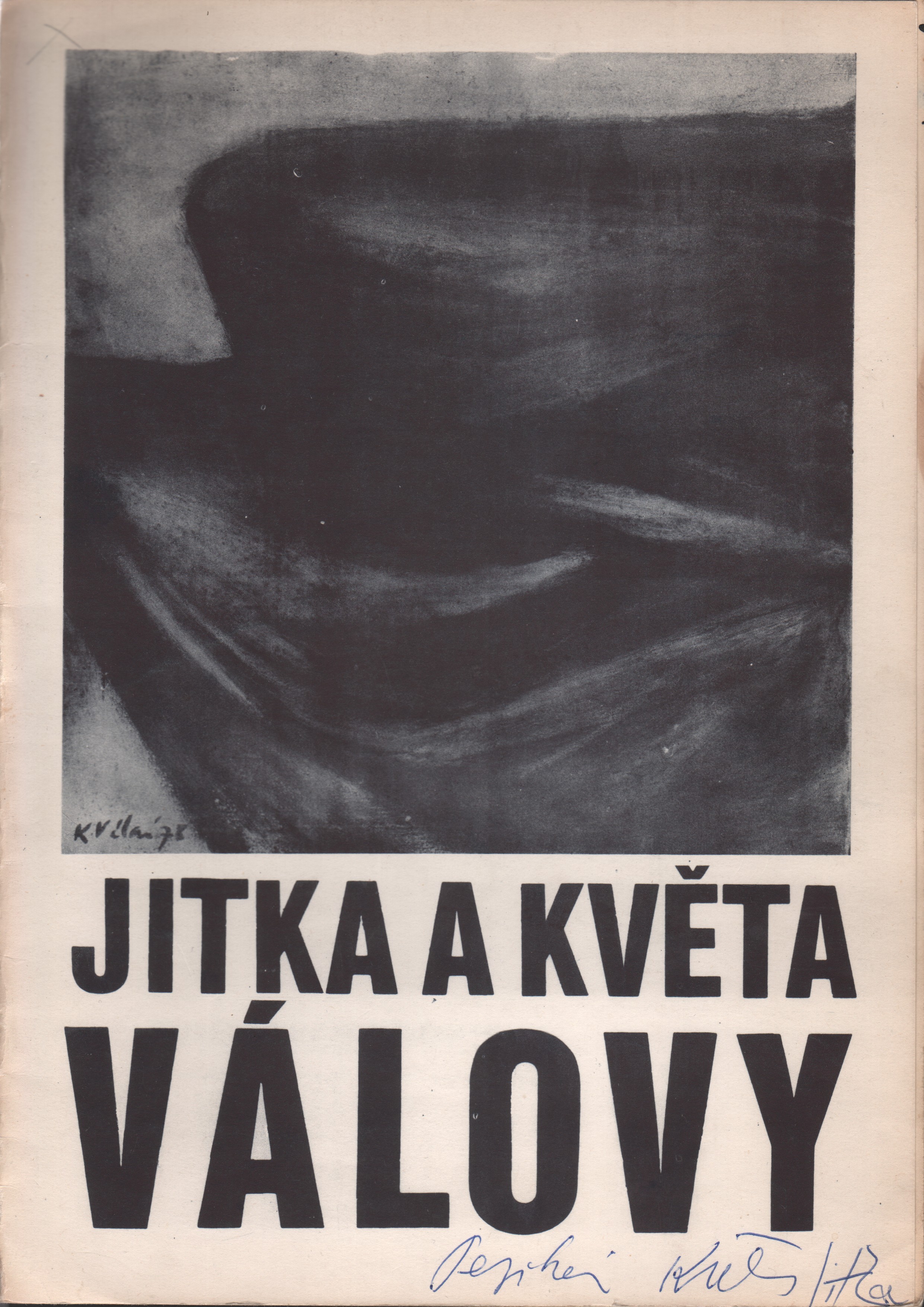 Jitka a Květa Válovy: Výbor z tvorby 1973-1978 (podpis)