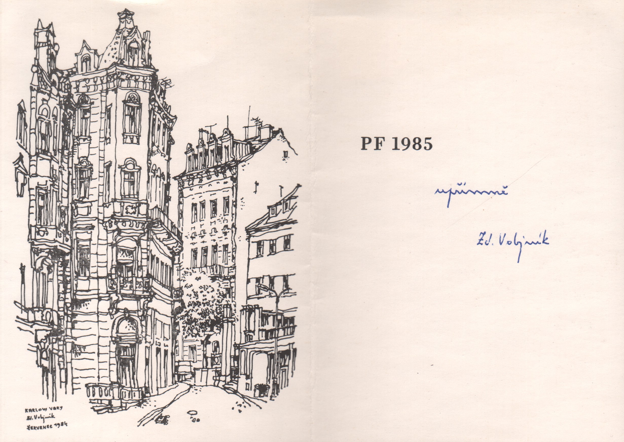 Zdeněk Volejník - PF 1985