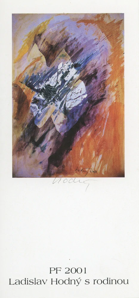 Ladislav Hodný - PF 2001 (podpis)