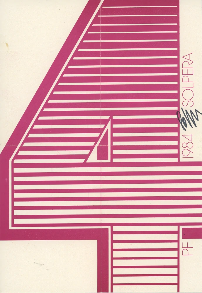 Jan Solpera - PF 1984 (podpis)