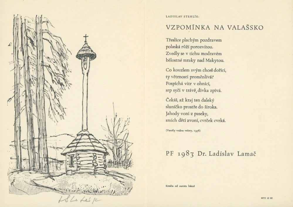 Ladislav Stehlík - PF 1983 (podpis)