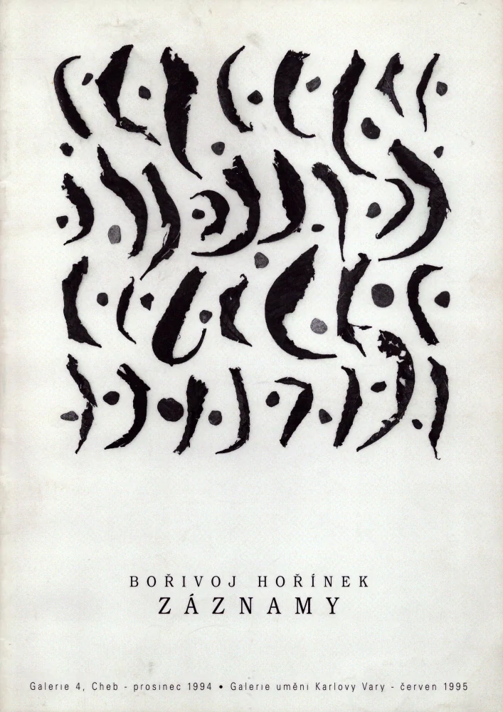 Bořivoj Hořínek: Záznamy (podpis)