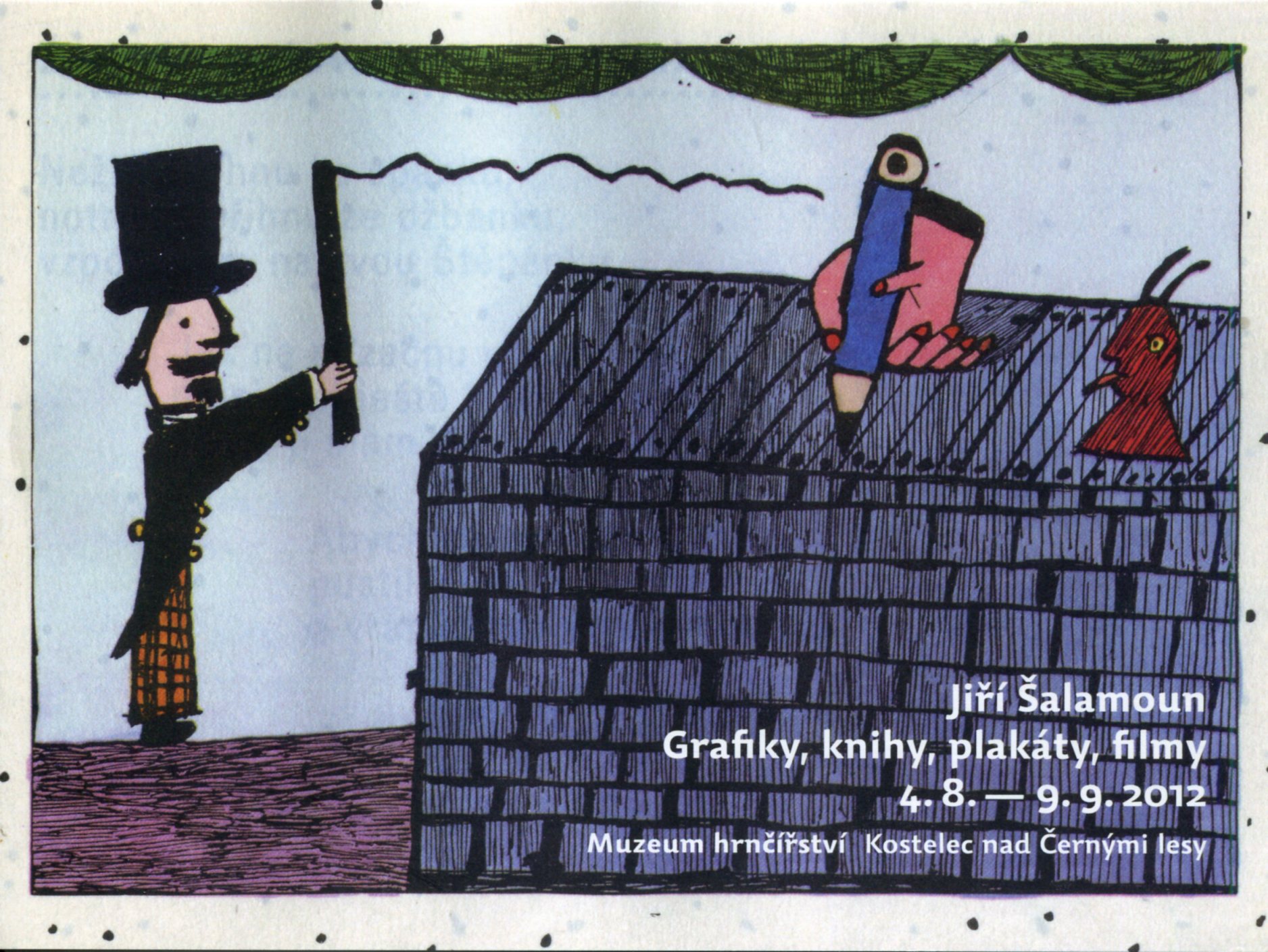 Jiří Šalamoun: Grafiky, knihy, plakáty, filmy