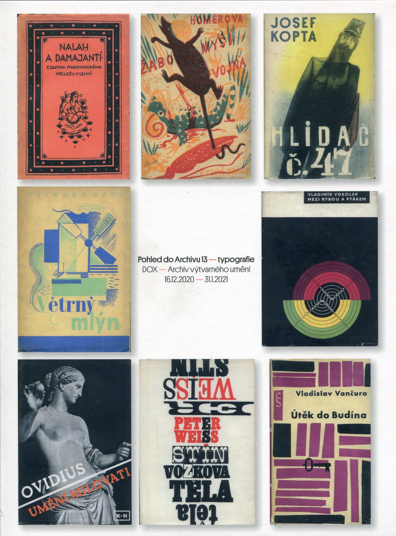 Pohled do Archivu 13 - typografie