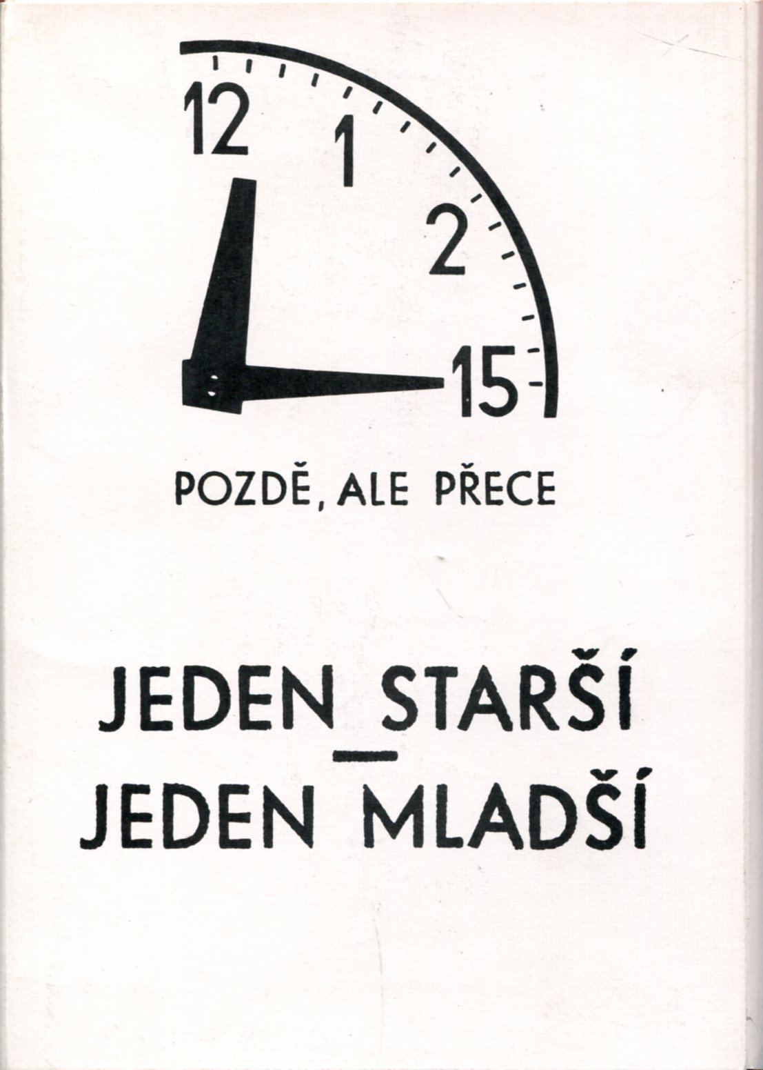 Jeden starší - jeden mladší (soubor 32 pohlednic)