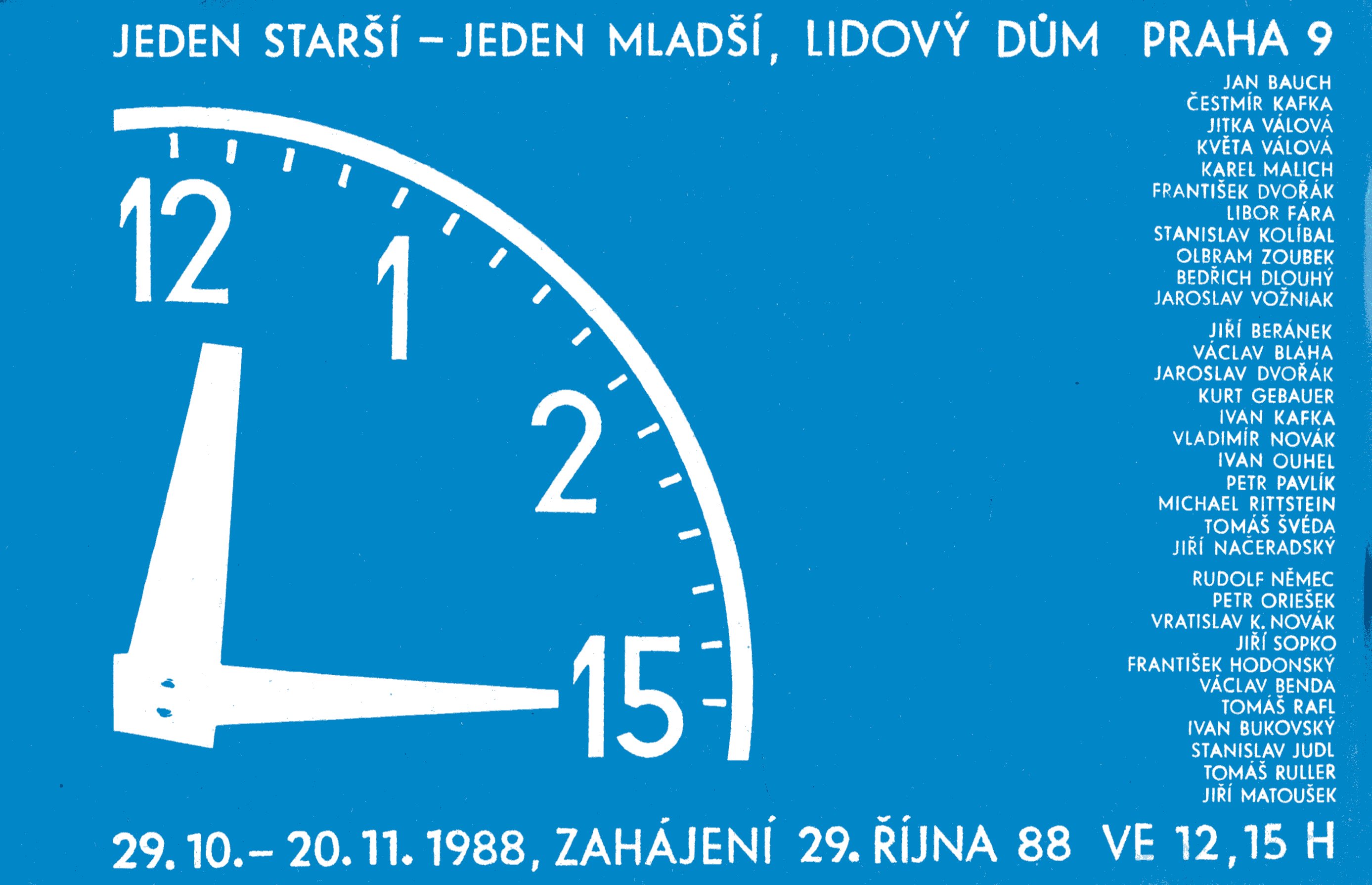 Jeden starší - jeden mladší, Lidový dům Praha 9