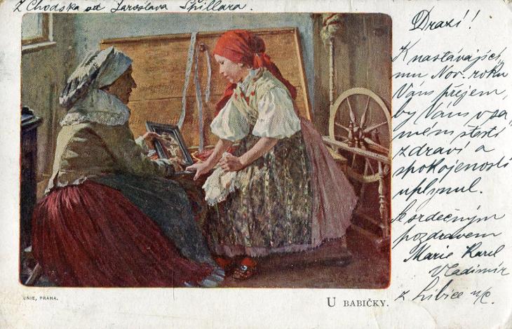 Špillar, Jaroslav - Obrazy z Chodska - U Babičky
