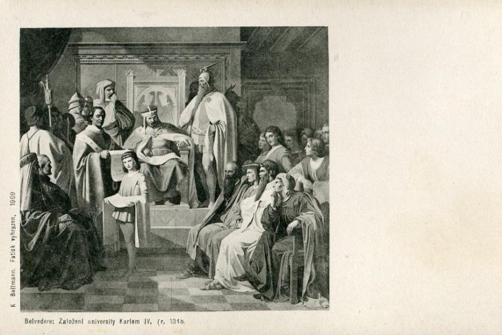 Belvedere: Založení university Karlem IV. 