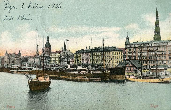 Riga (Lotyšsko) - loď, přístav