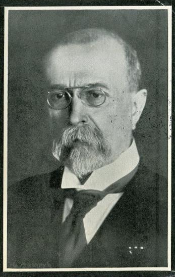 Tomáš Garrigue Masaryk (TGM) + smuteční razítko