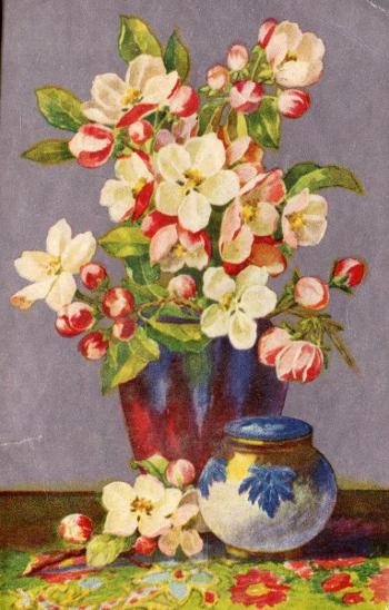 Přání - květina ve váze