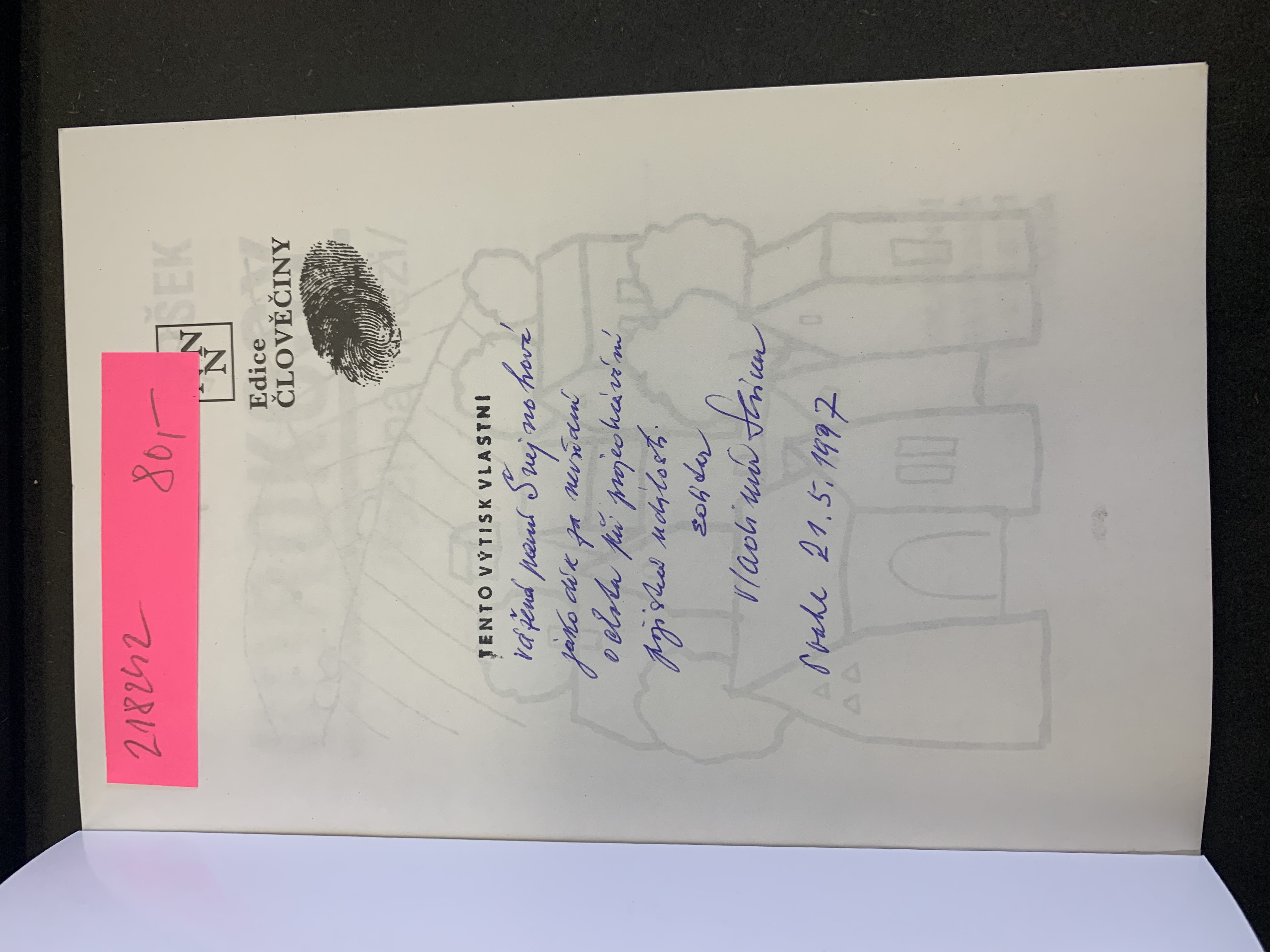 Bošek, Pavel - Borokosy (podpis)