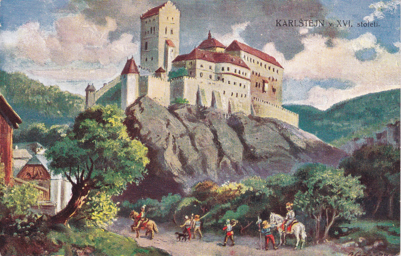 Karlštejn v XVI. století (Beroun)