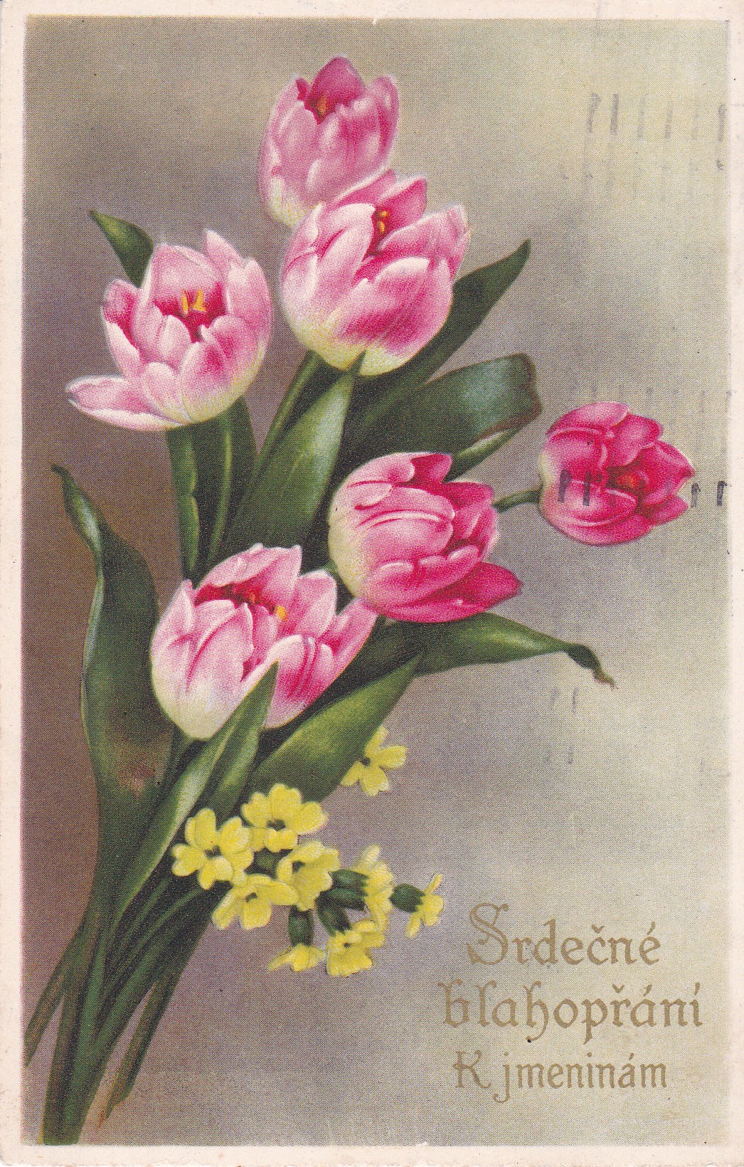 Srdečné blahopřání k jmeninám