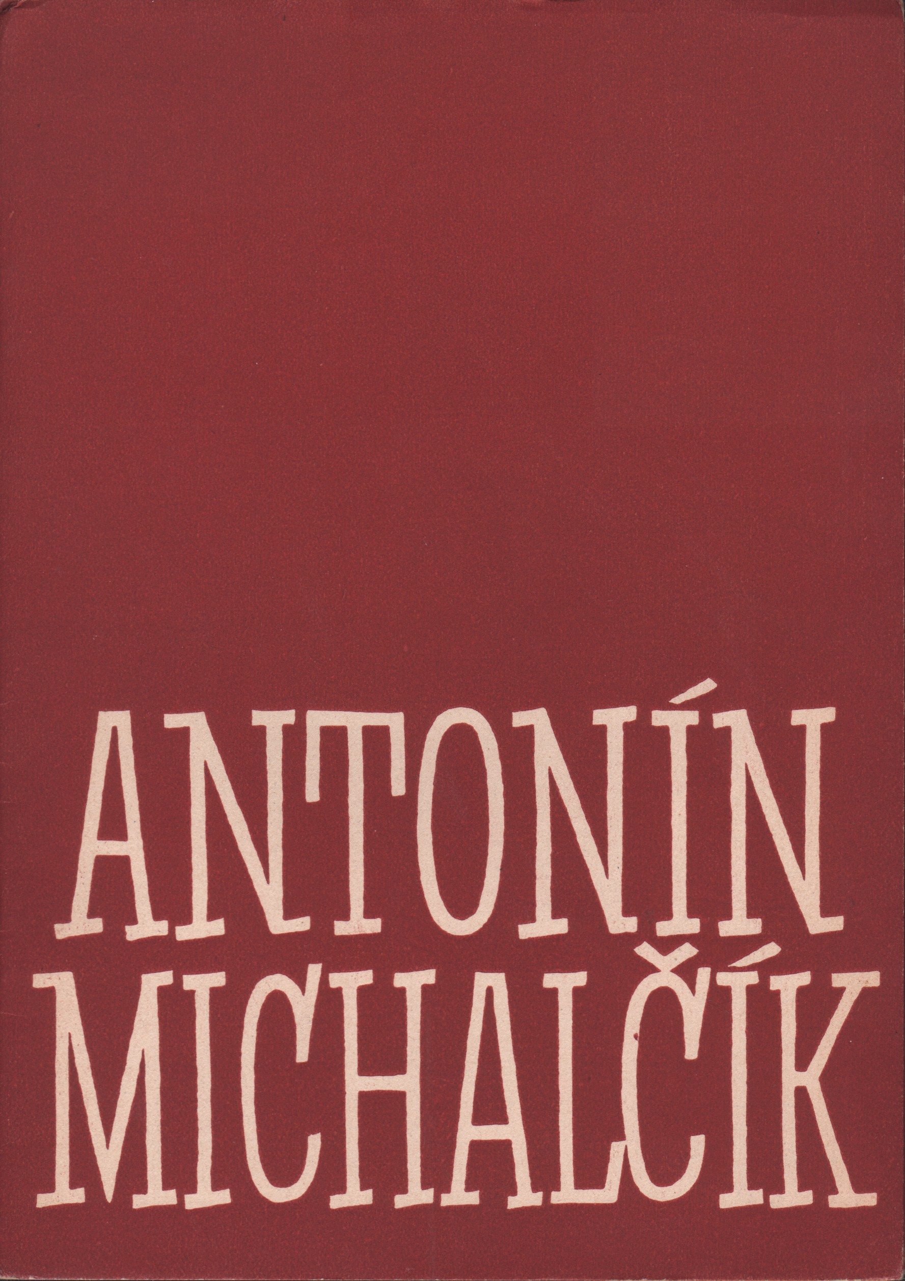Obrazy a kresby Ant. Michalčíka (podpis)