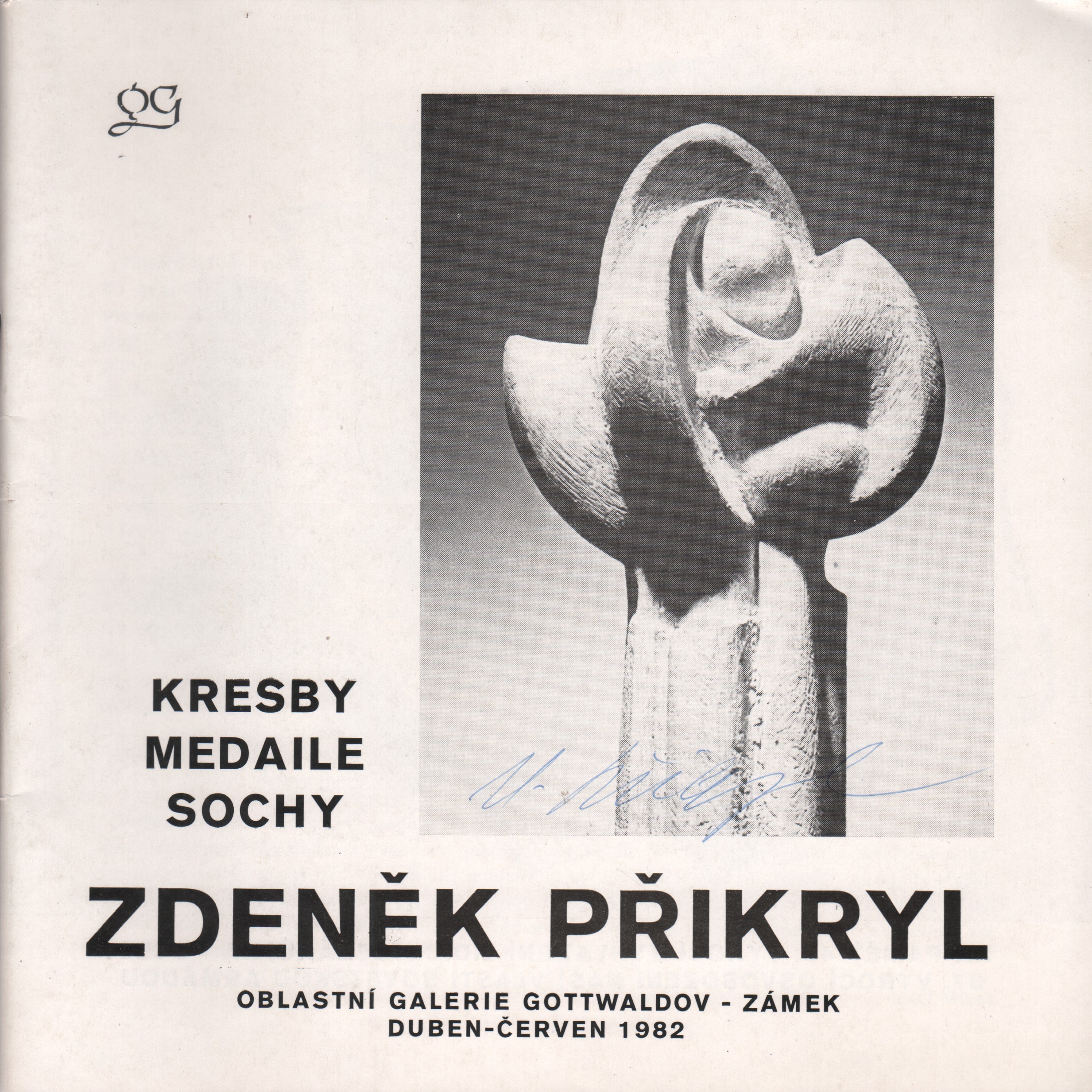 Zdeněk Přikryl: Kresby, medaile, sochy (podpis)