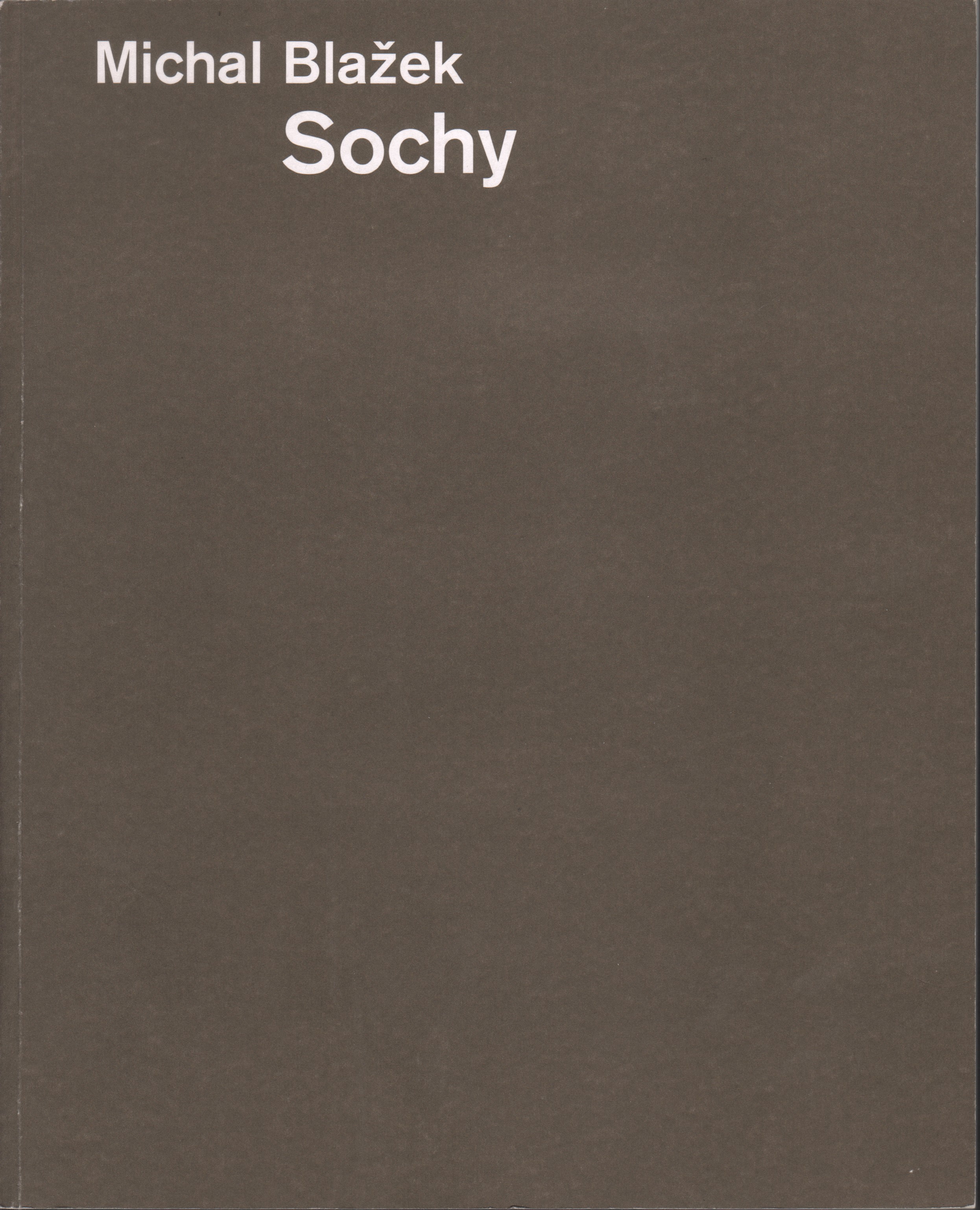 Michal Blažek: Sochy (podpis)