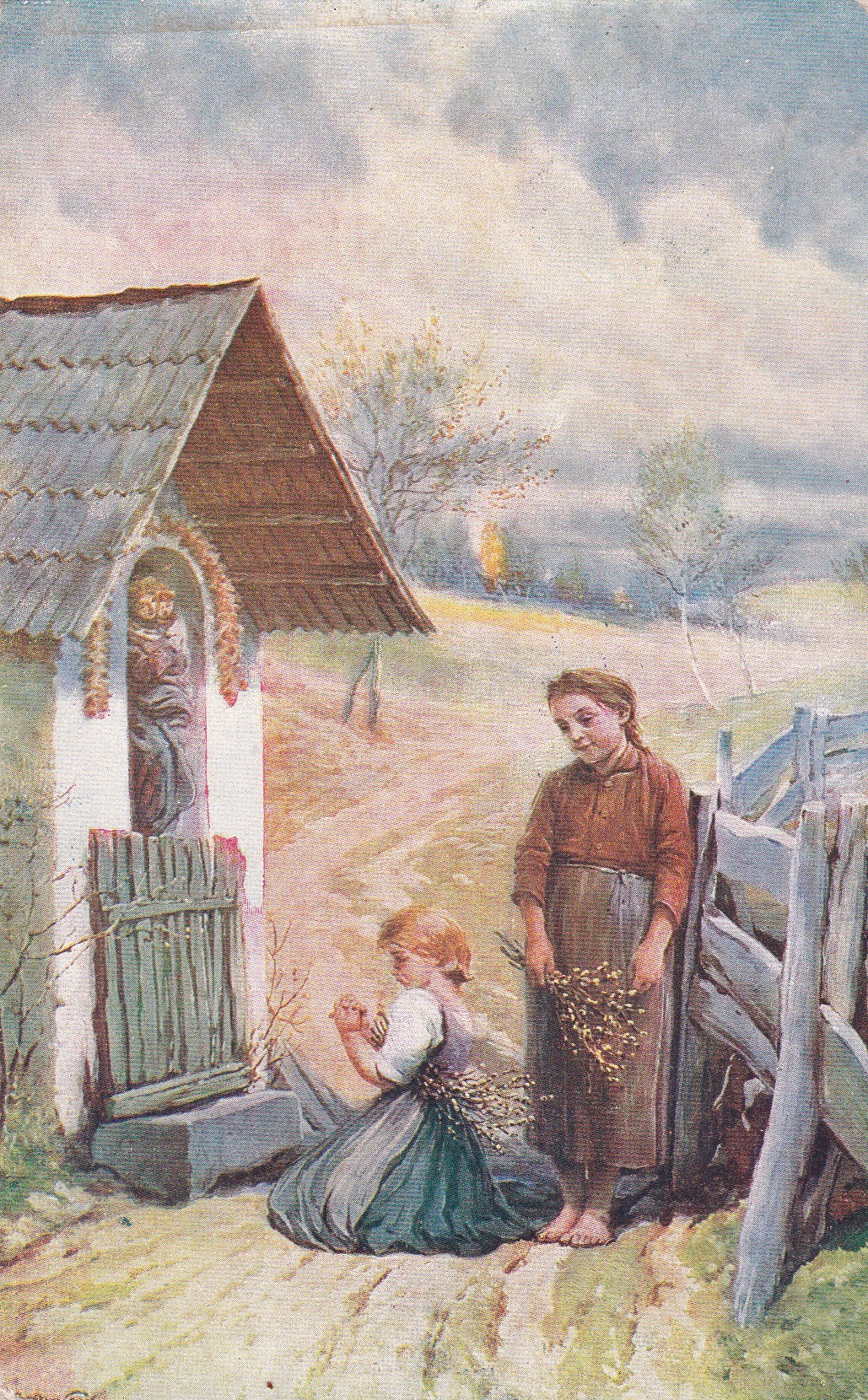 Liebscher, Adolf - Velikonoční pozdrav