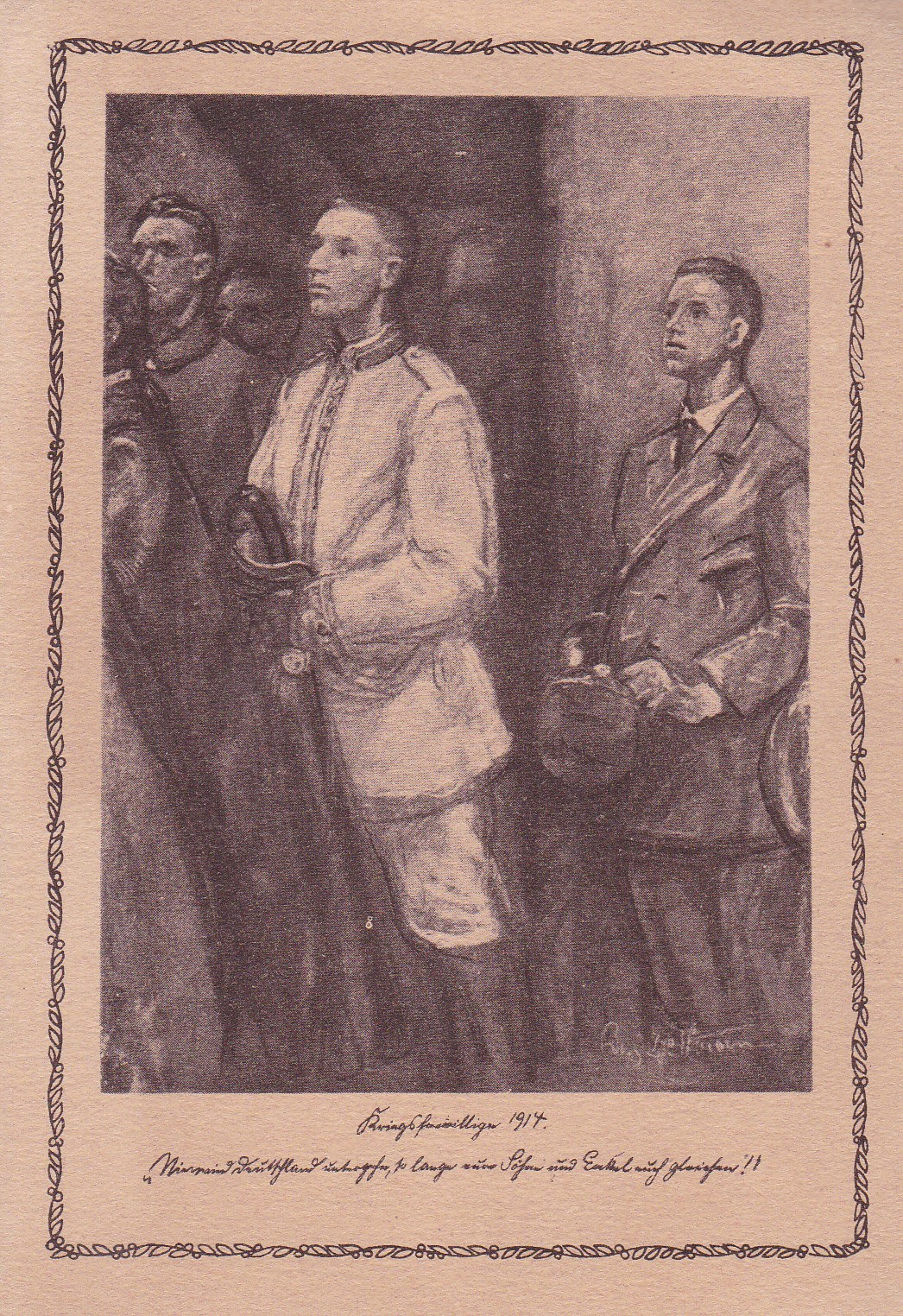 Dettmann, Ludwig - Kriegsfreiwillige / Dobrovolní vojáci