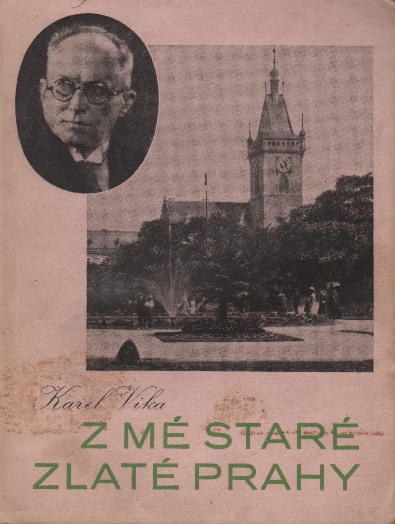Vika, Karel - Z mé staré zlaté Prahy (podpis)