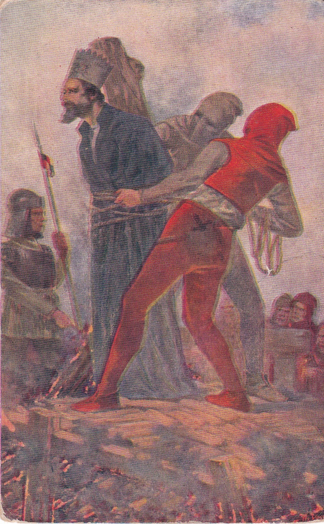 Veselý, Theodor Bohdan - Poslední okamžiky Mistra Jana Husa