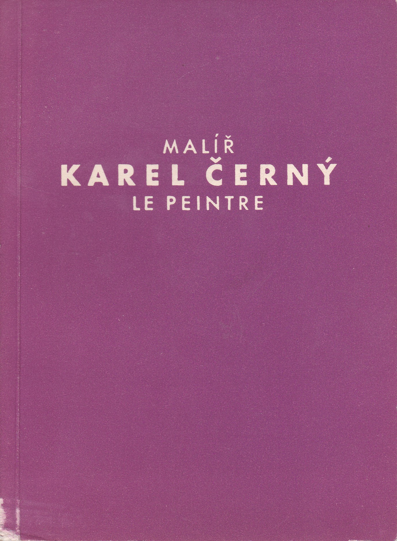 Malíř Karel Černý, Le peintre (podpis)