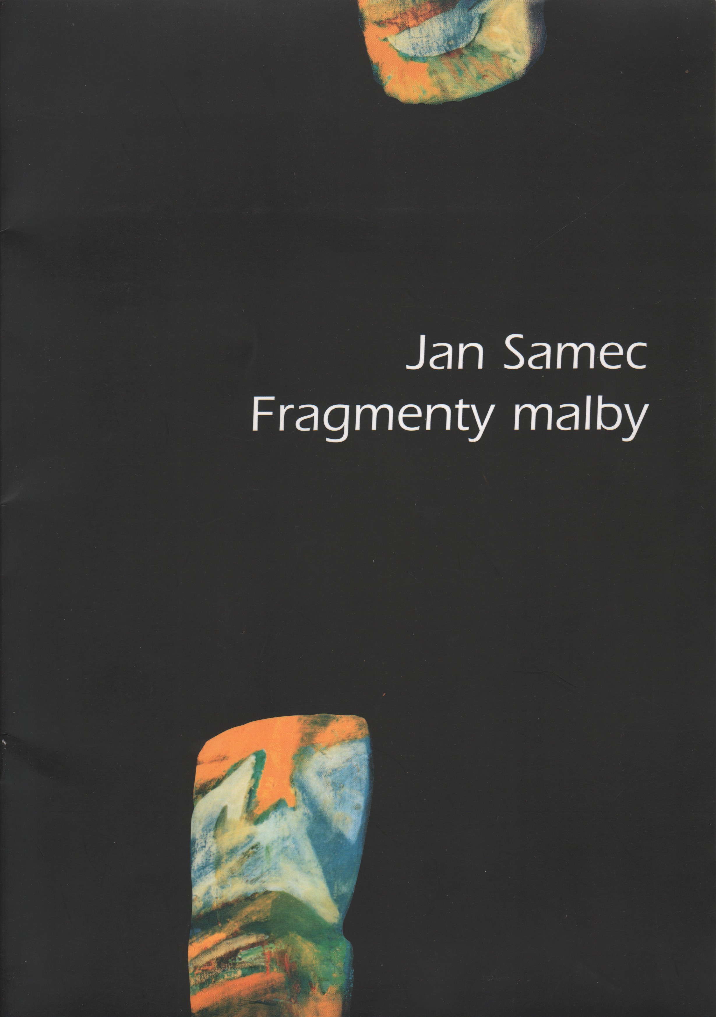 Jan Samec: Fragmenty malby (podpis)