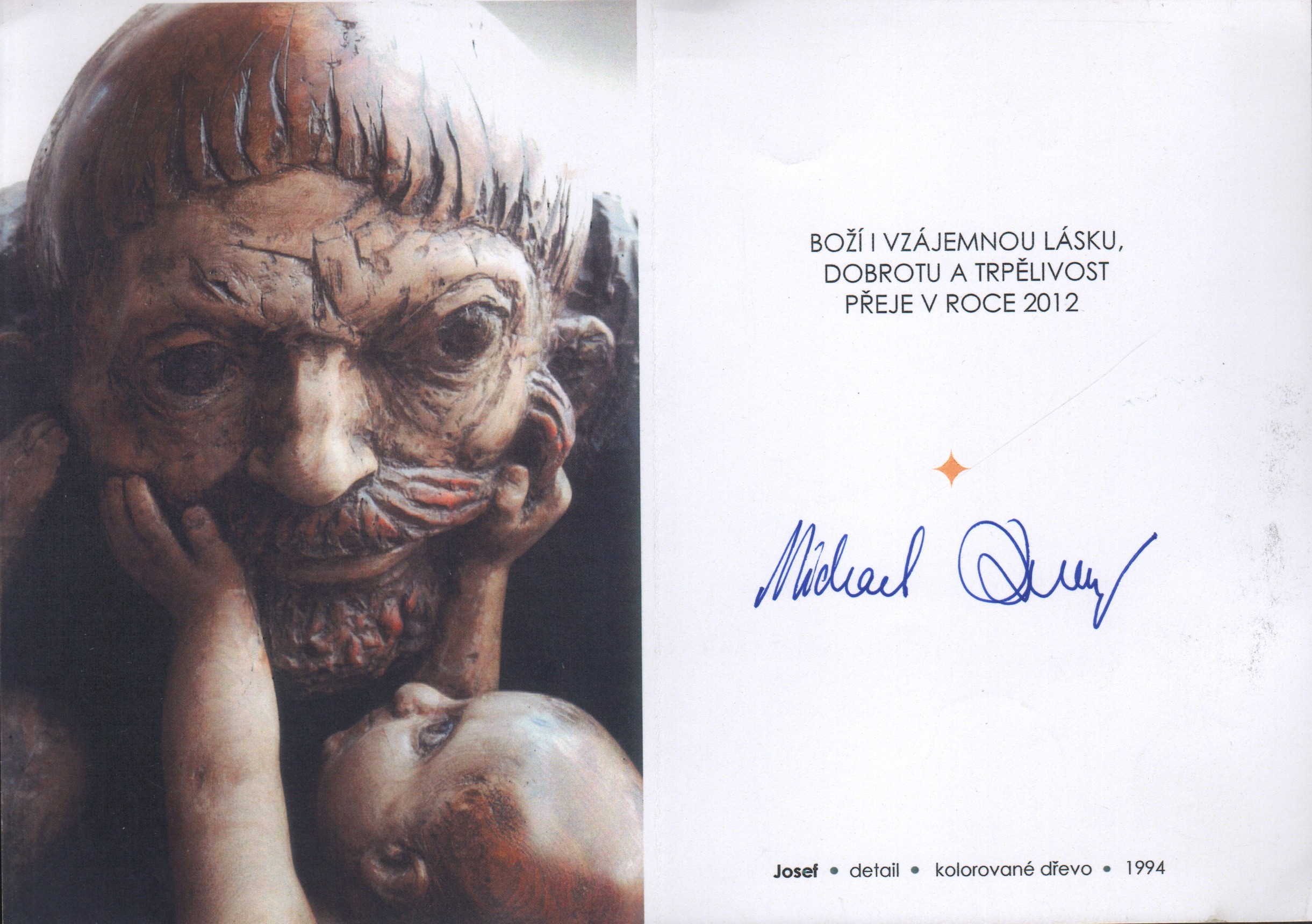 Michal Bílek - pf 2012 (podpis)
