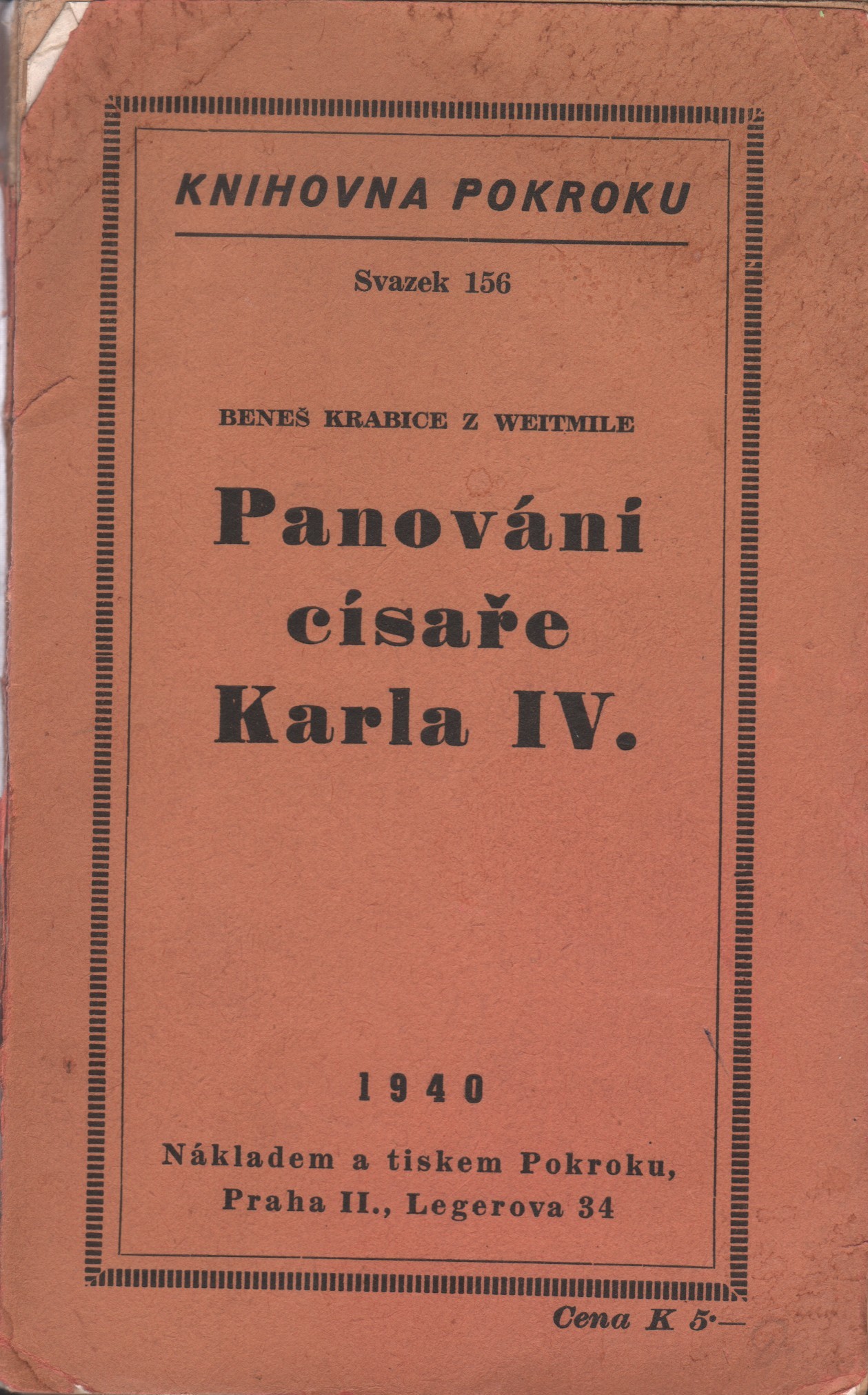 Krabice z Weitmile, Beneš - Panování císaře Karla IV.