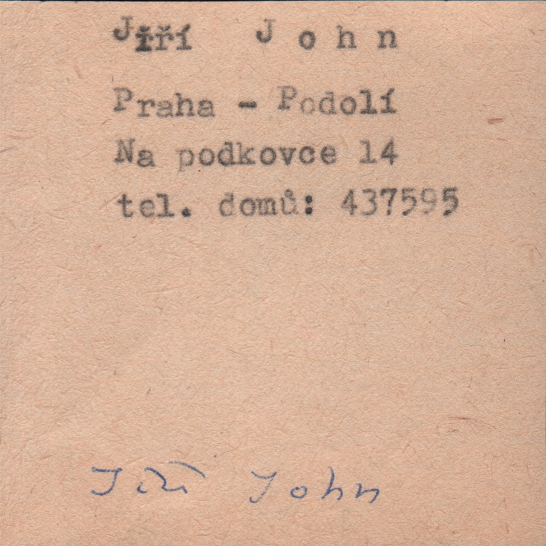 Jiří John (podpis)