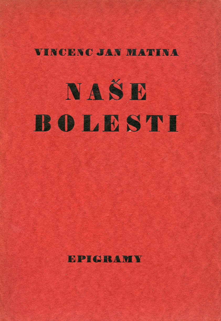 Matina, Vincenc Jan - Naše bolesti (podpis)