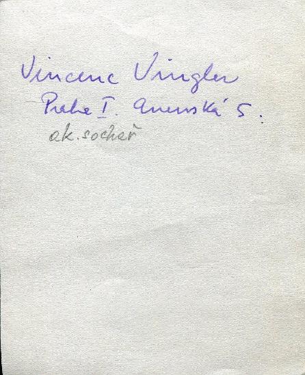 Vincenc Vingler (podpis)