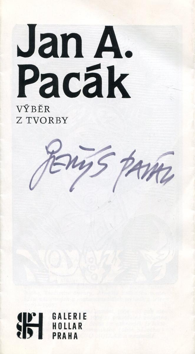 Jeňýk Pacák (podpis)