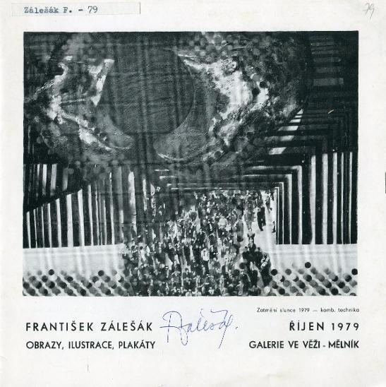 František Zálešák: Obrazy, ilustrace, plakáty (podpis)