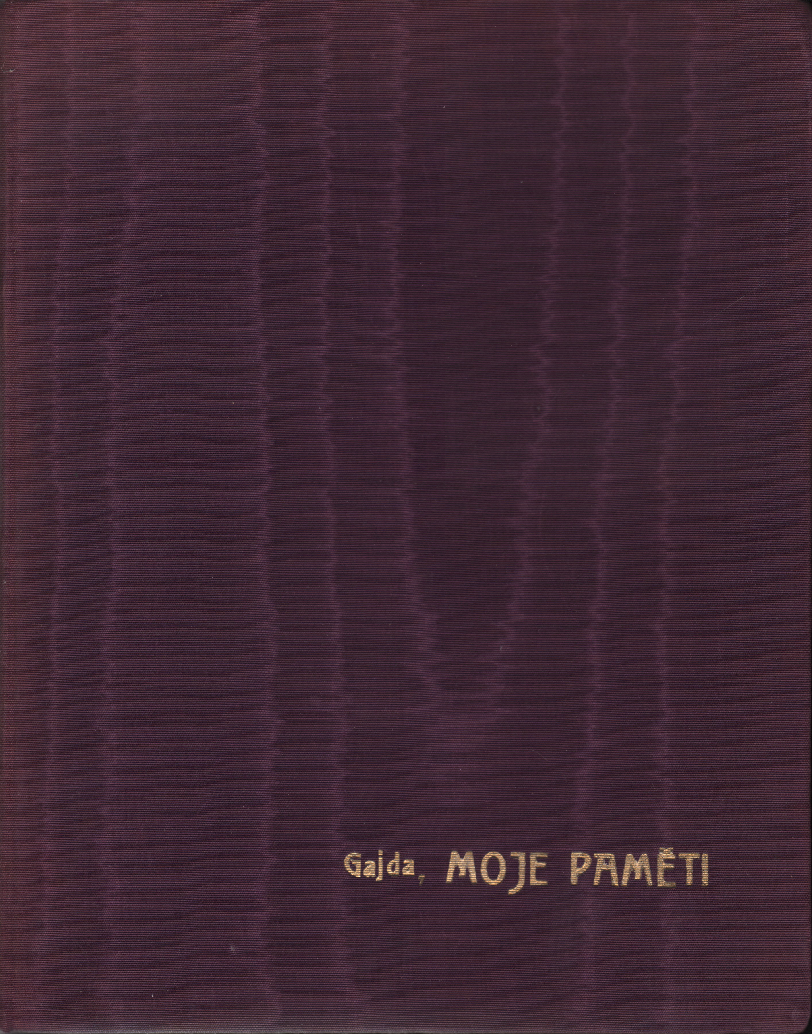 Gajda, Radola - Moje paměti (podpis)