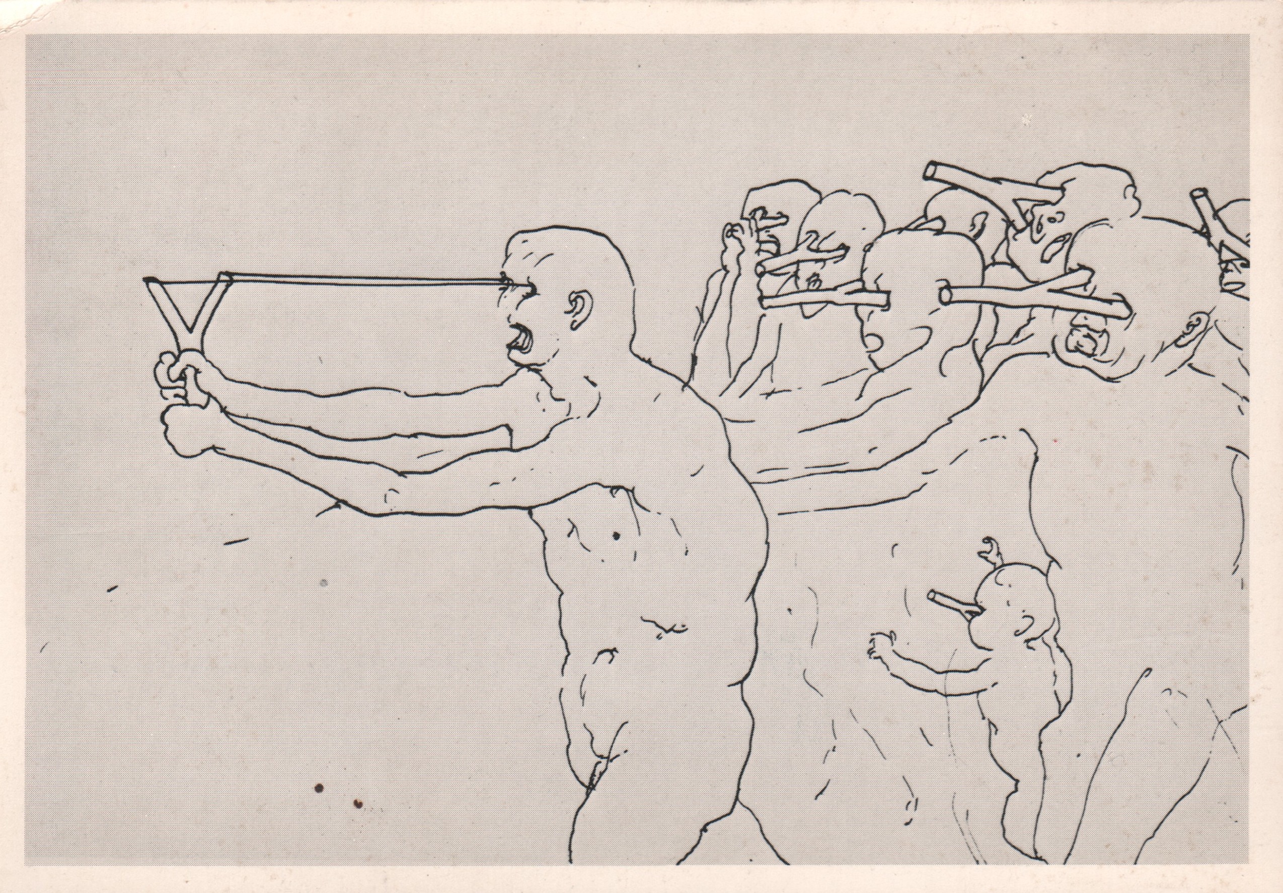 Vladimír Kokolia: Kresba, 1985