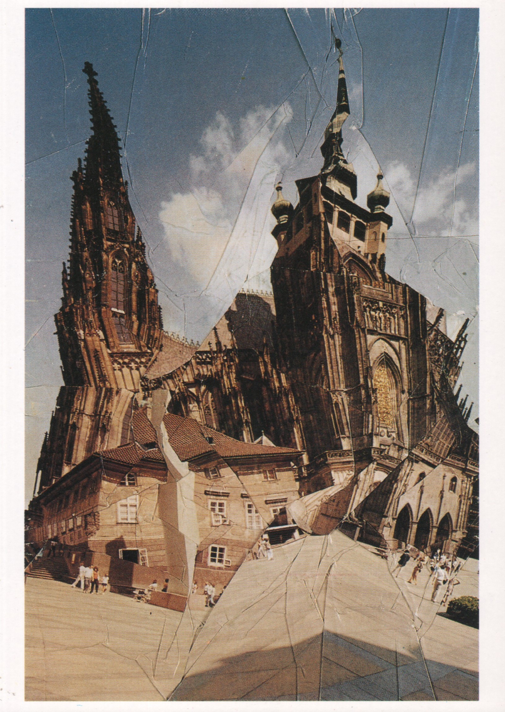 Jiří Kolář: Z leporela Kavkova Praha (Svatý Vít), 1976