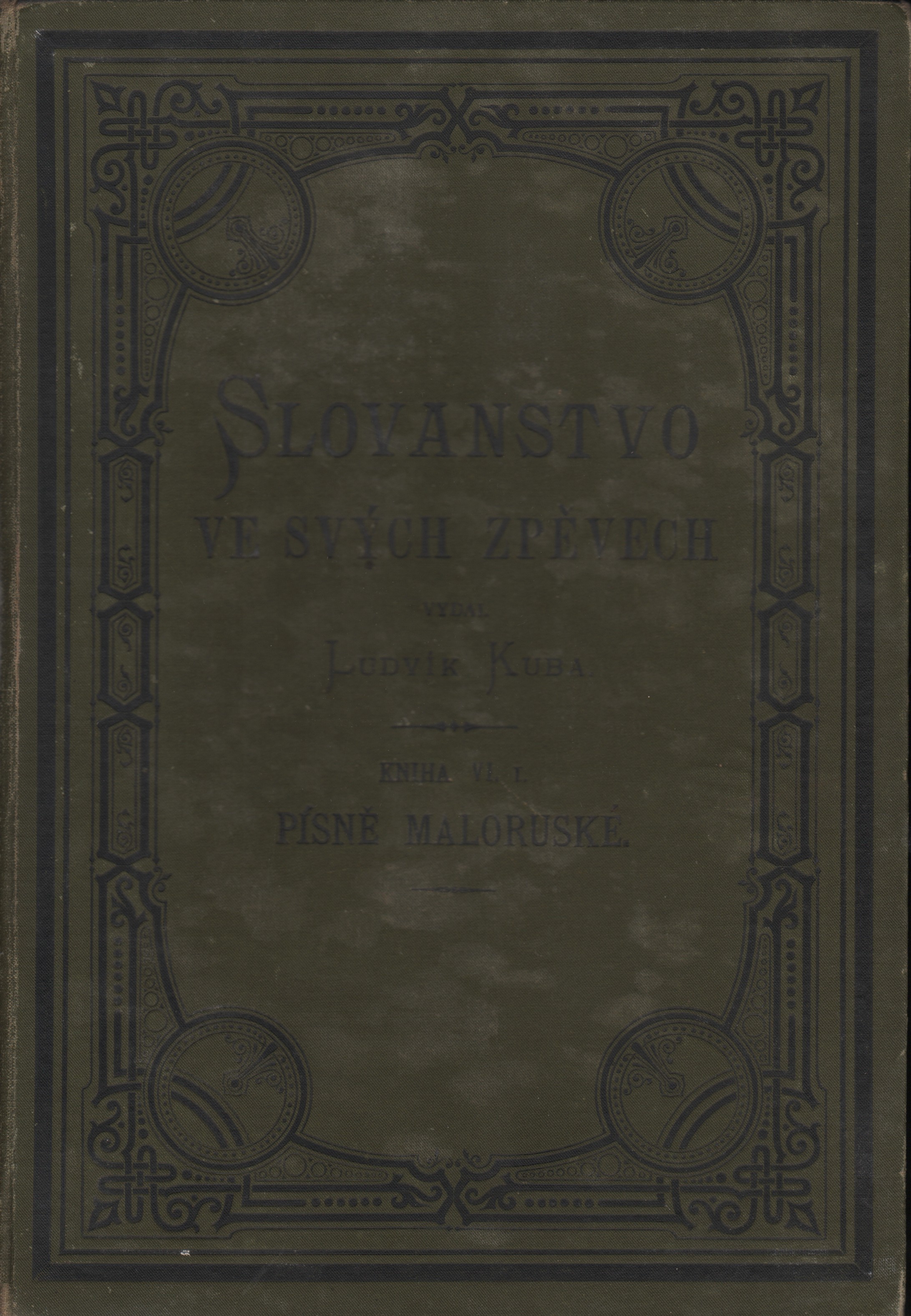 Kuba, Ludvík - Slovanstvo ve svých zpěvech (podpis)