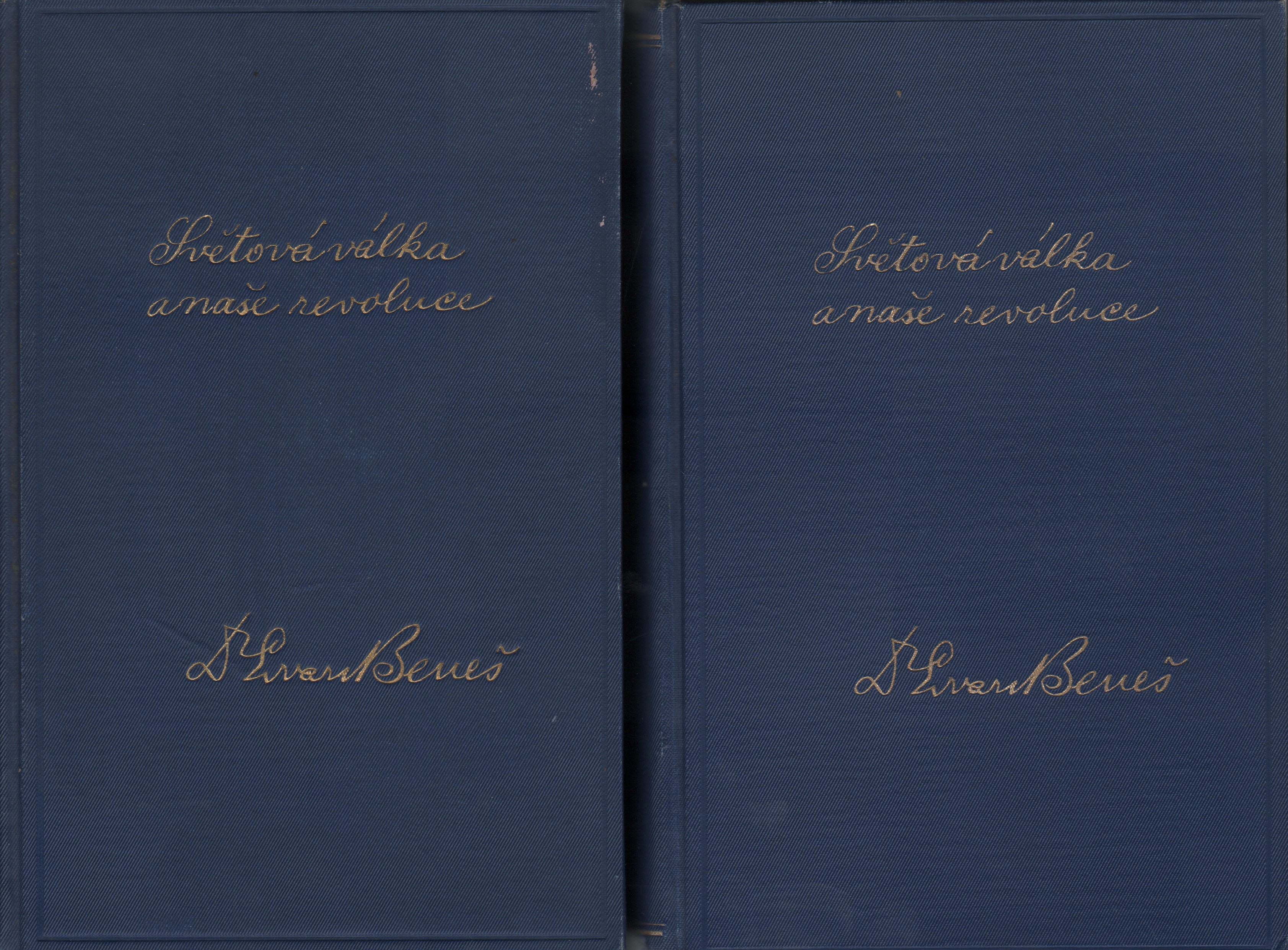 Beneš, Edvard - Světová válka a naše revoluce (1. a 2. díl)