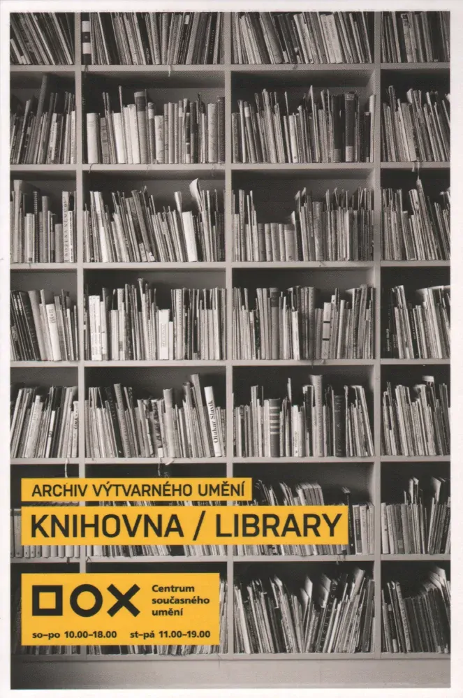 Archiv výtvarného umění: Knihovna / Library