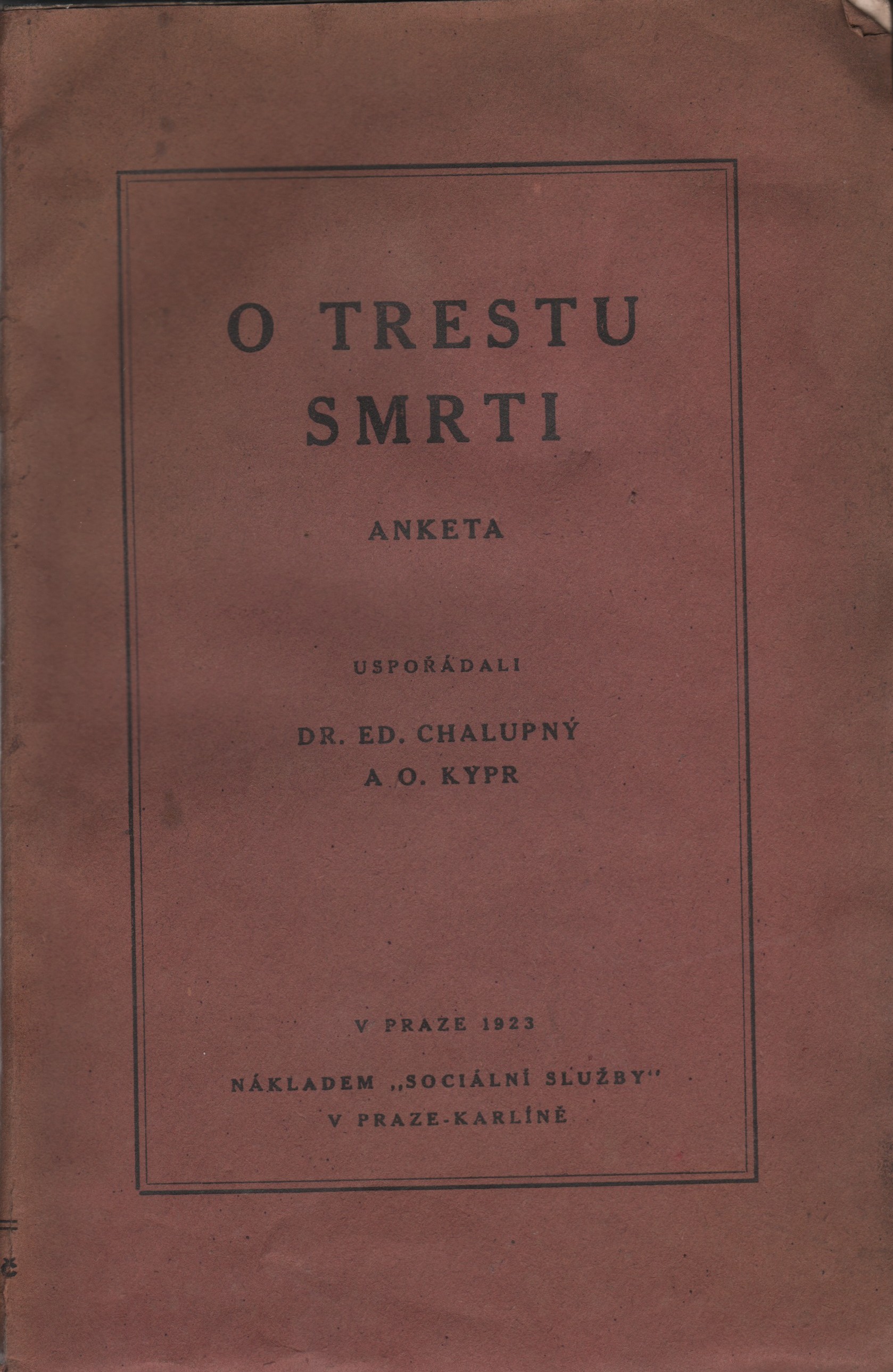 O trestu smrti