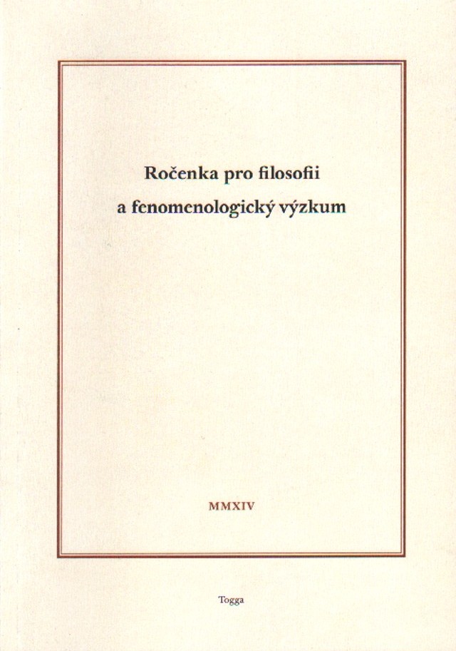 Ročenka pro filosofii a fenomenologický výzkum