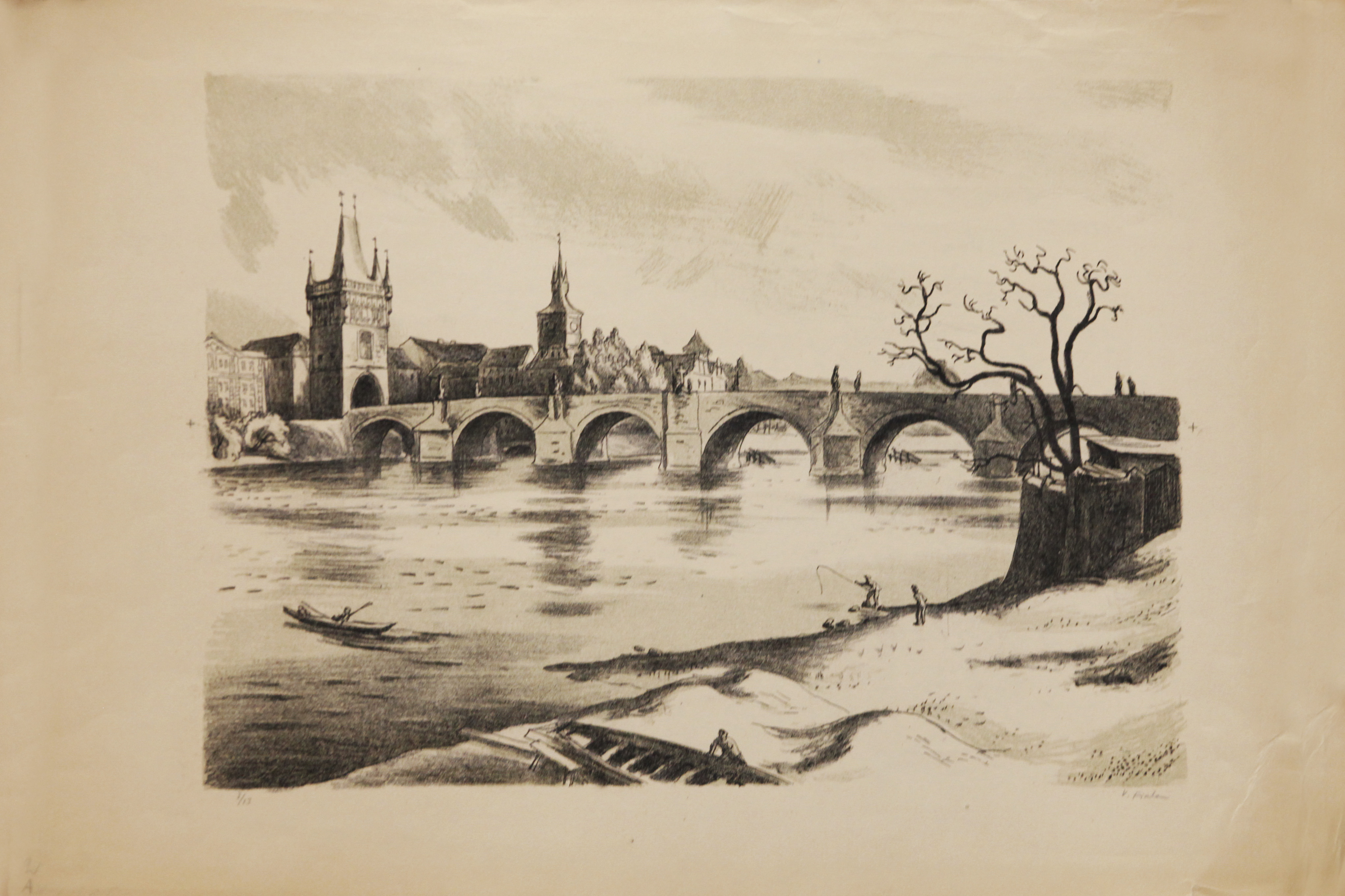 Fiala, Václav - (Hory) (signováno)