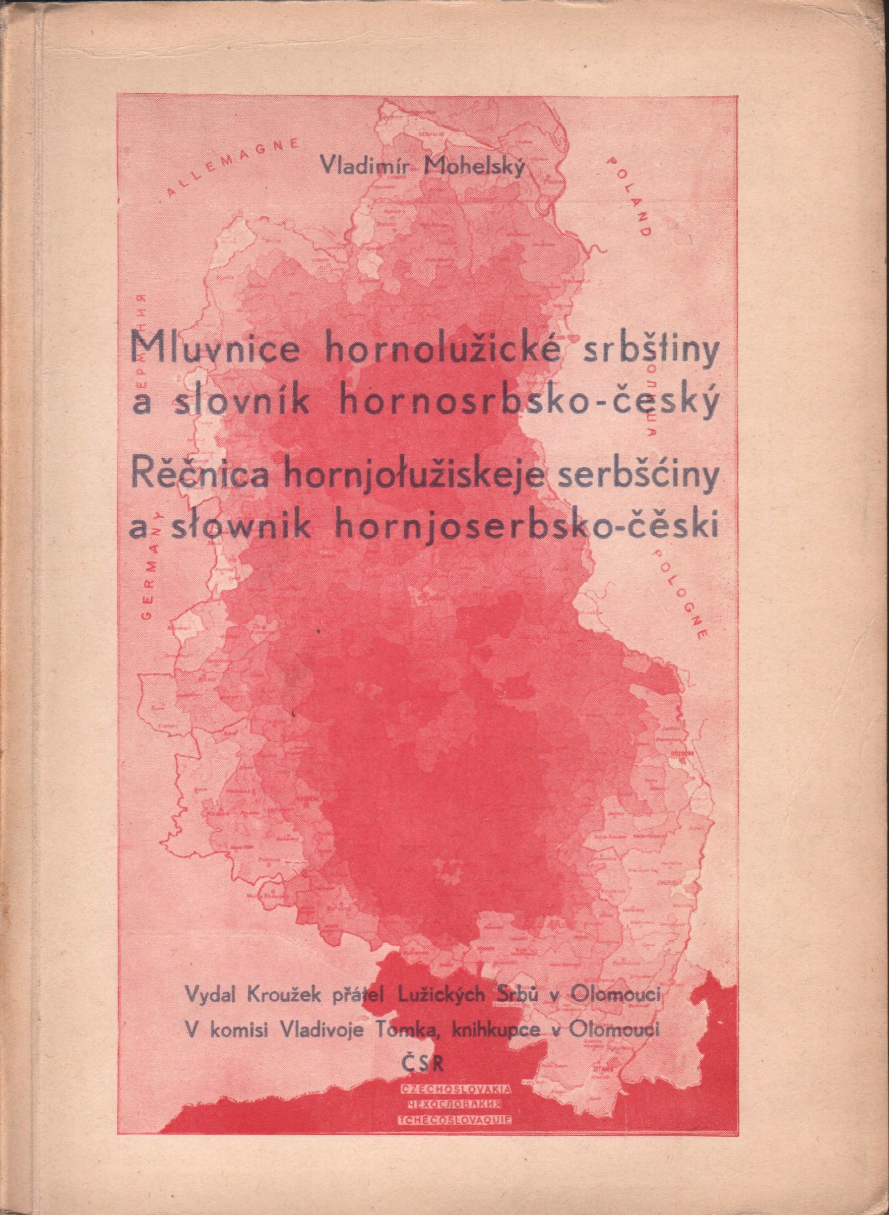 Mohelský, Vladimír - Mluvnice hornolužické srbštiny a slovník hornosrbsko-český
