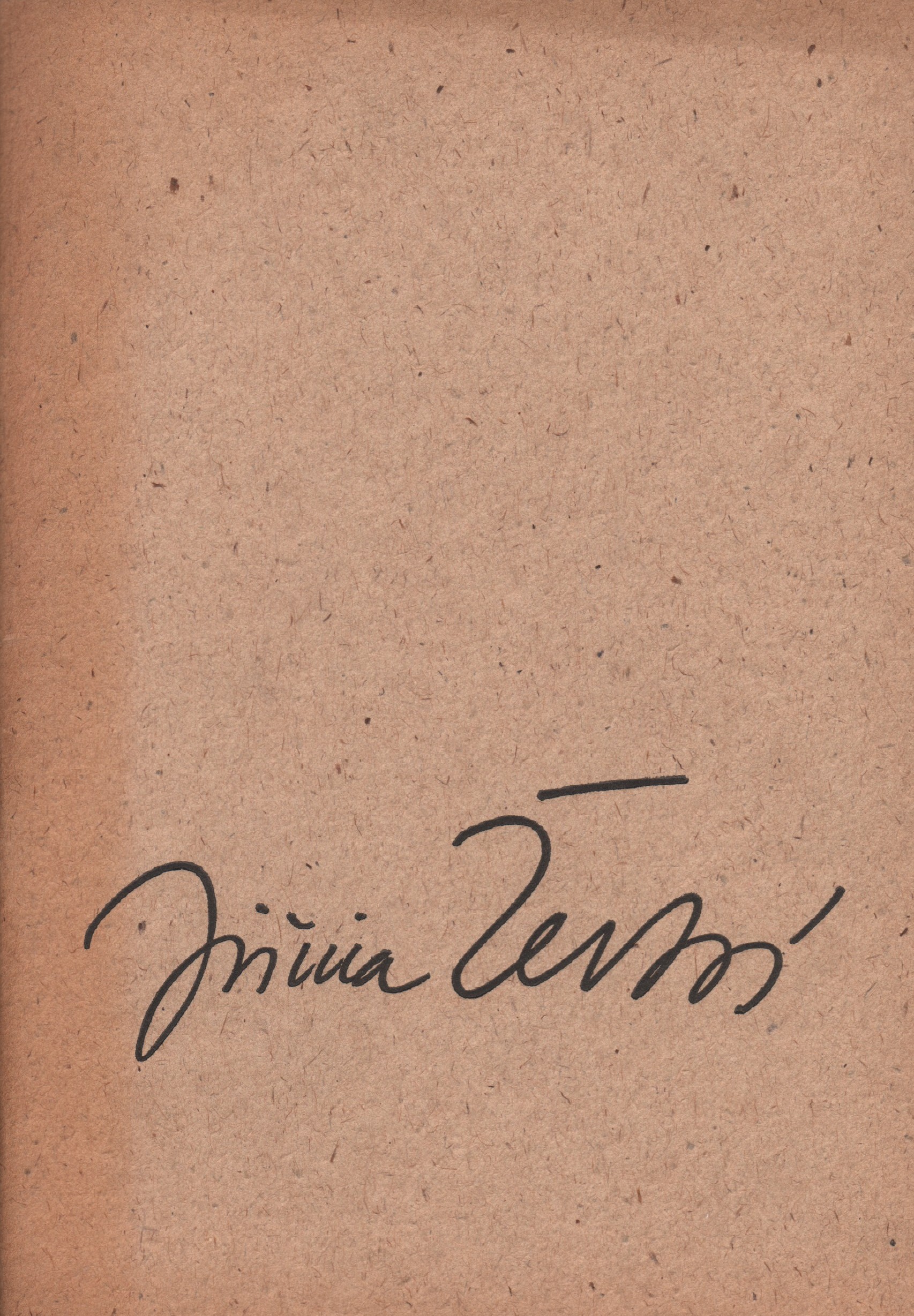 Jiřina Žertová: Skleněné definice (podpis)