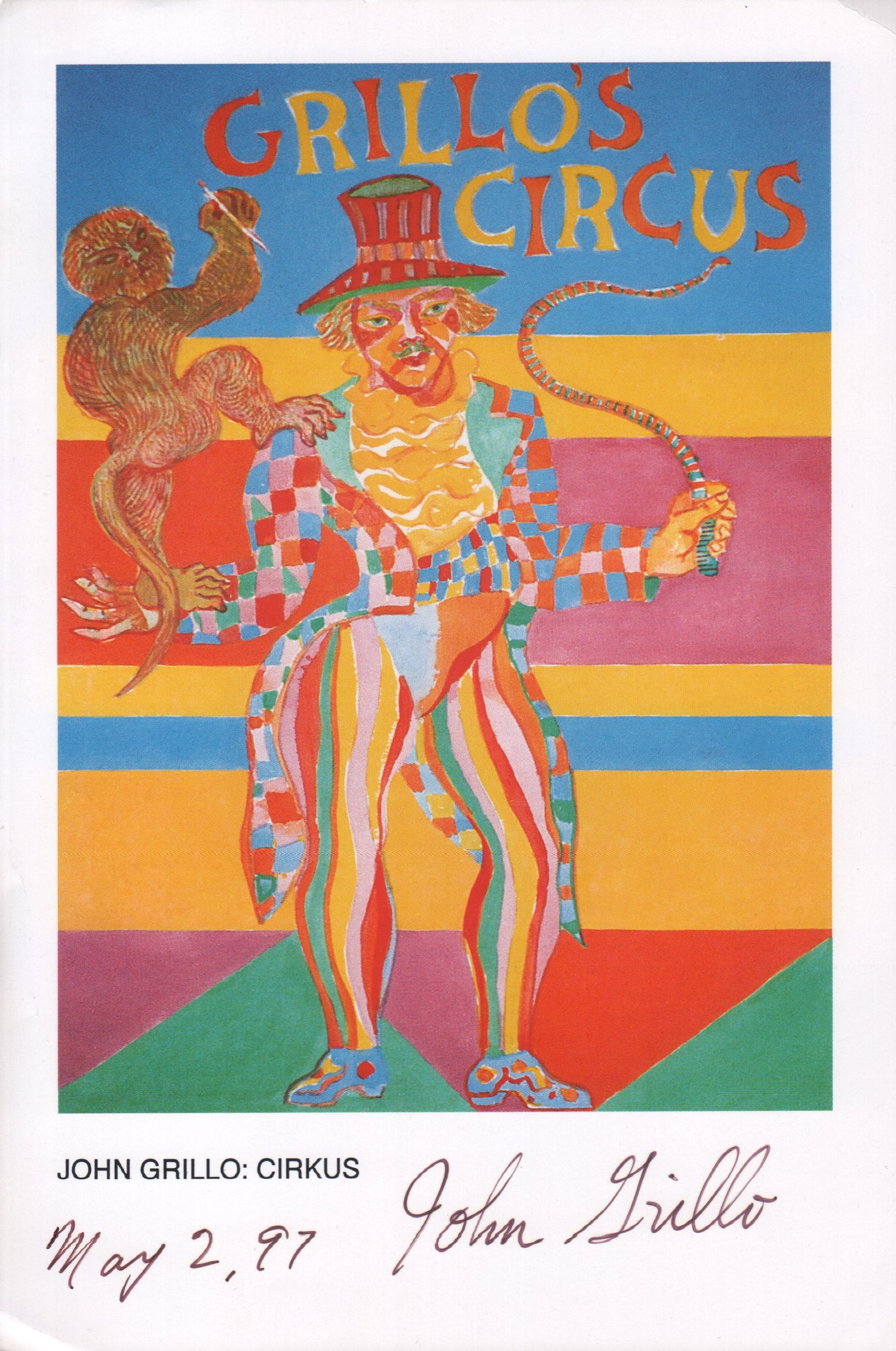 John Grillo: Circus (podpis)