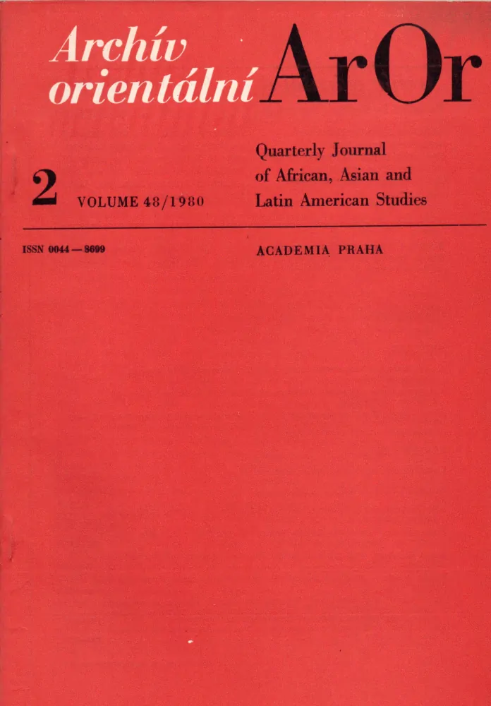 Archív orientální 1980 r. 48 - komplet