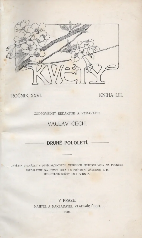 Květy 1904 r. 26 - komplet